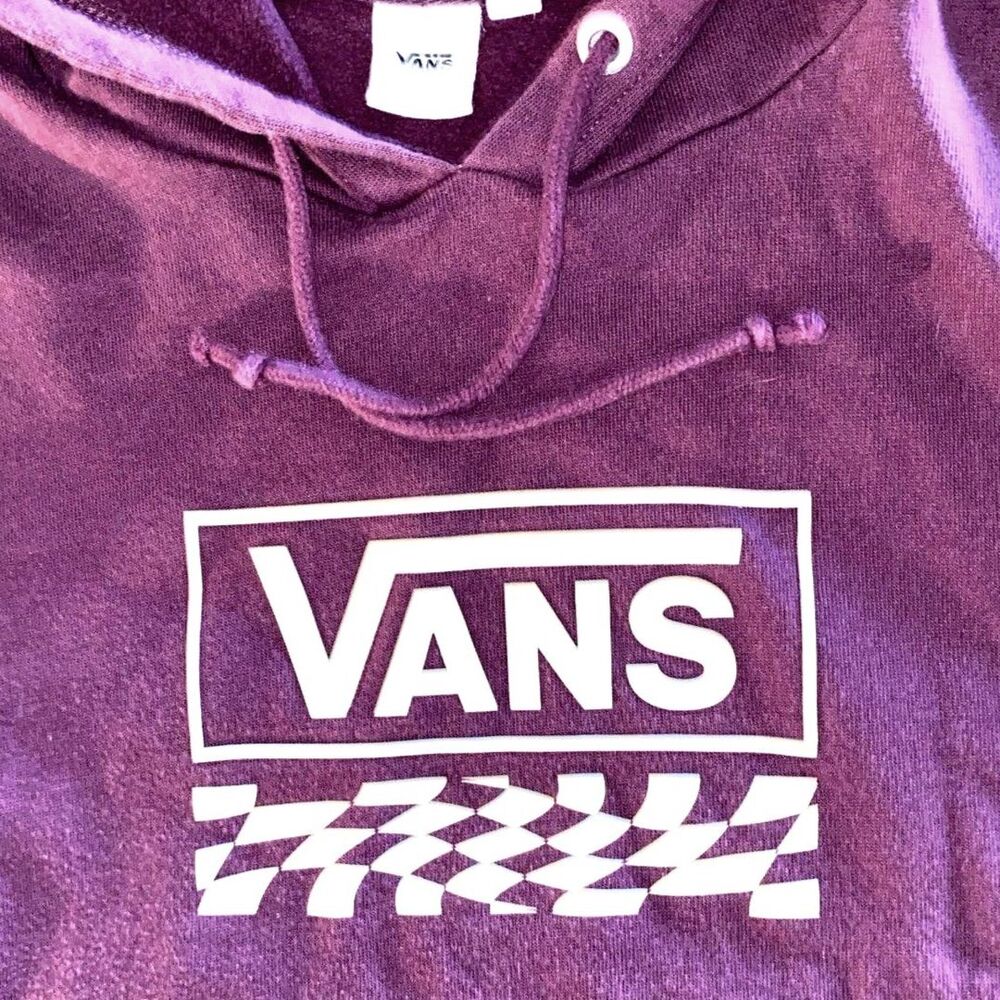 Vans Men's Vintage OFF RED Hoodie - Medium - Picture 3 of 7
